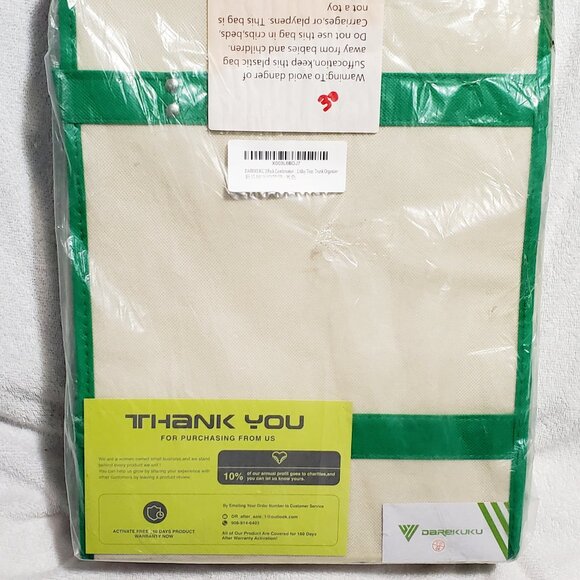 3Pack Reusable Grocery Bags w/ Reinforced Bottom & Handles(1-Tote + 2-Insulated) - Picture 3 of 13